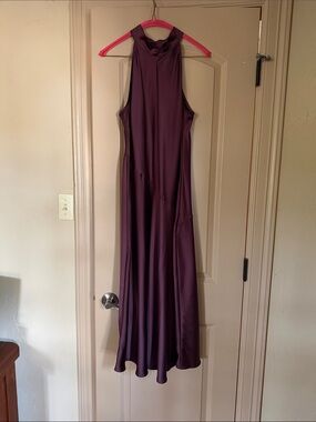 a new day Sleeveless High-Neck Maxi Dress in Plum
